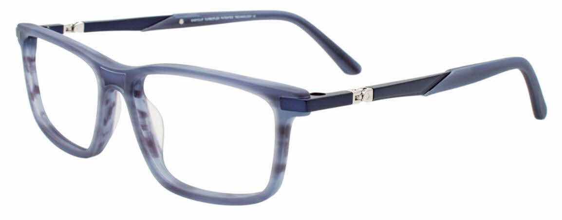 EasyClip EC648 With Magnetic Clip-On Lens Men's Eyeglasses in Tortoise