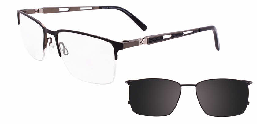 Visit Eyeglasses EasyClip EC459 With Magnetic Clip-On Lens Image 1