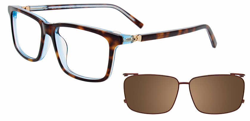 Visit Eyeglasses EasyClip EC516 With Magnetic Clip-On Lens Image 1