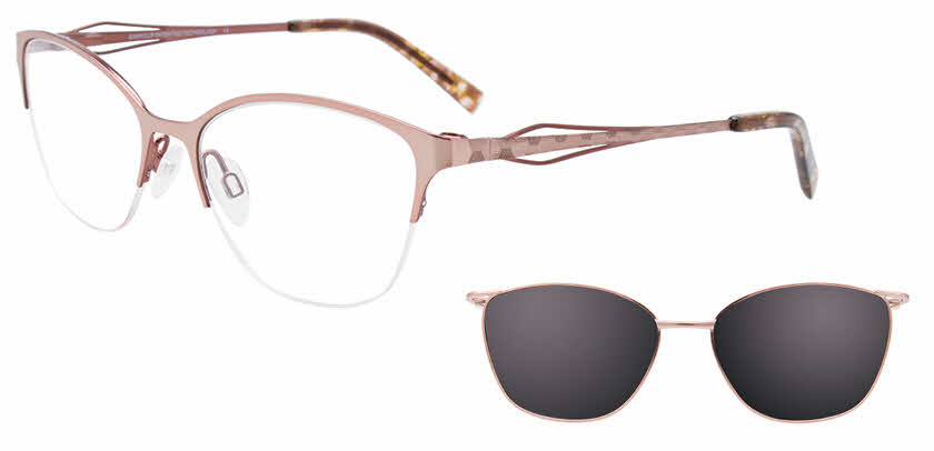 Visit Eyeglasses EasyClip EC521 With Magnetic Clip-On Lens Image 1