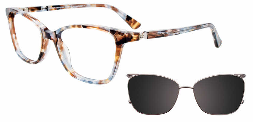 Visit Eyeglasses EasyClip EC526 With Magnetic Clip-On Lens Image 1