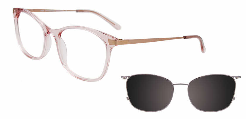 Visit Eyeglasses EasyClip EC583 With Magnetic Clip-On Lens Image 1