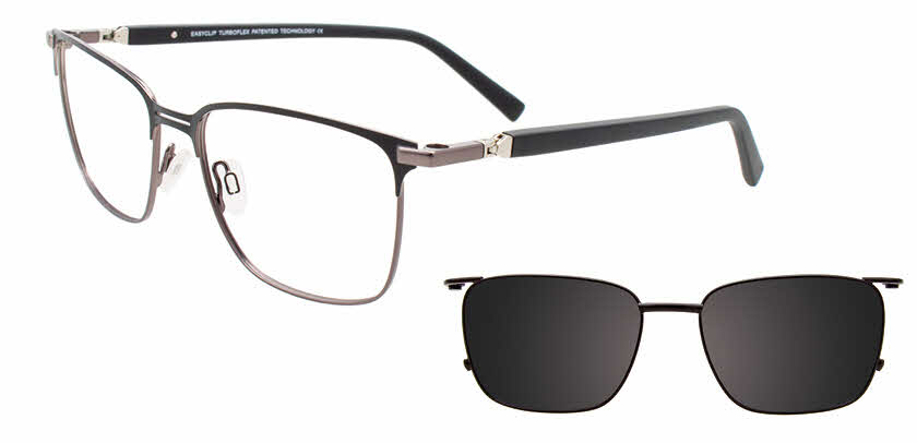 Visit Eyeglasses EasyClip EC592 With Magnetic Clip-On Lens Image 1