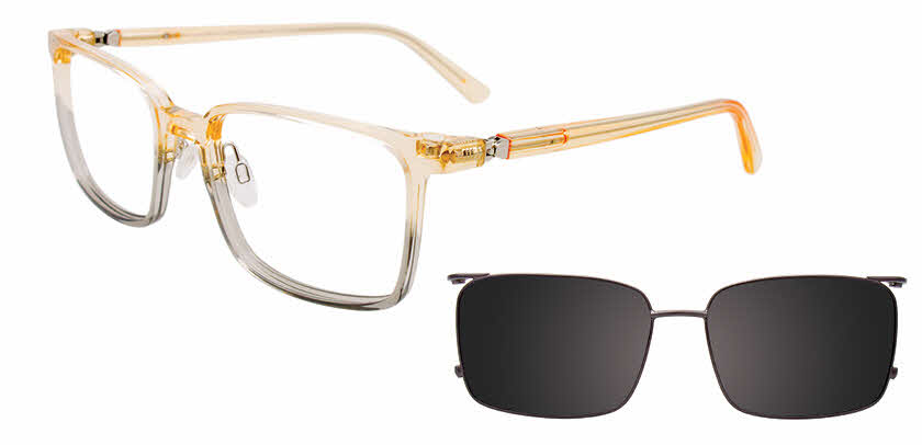 Visit Eyeglasses EasyClip EC609 With Magnetic Clip-On Lens Image 1