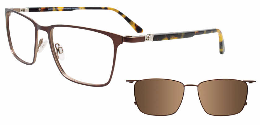 Visit Eyeglasses EasyClip EC613 with Magnetic Clip-ON Lens Image 1