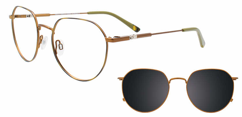 Visit Eyeglasses EasyClip EC633 with Magnetic Clip On Lens Image 1