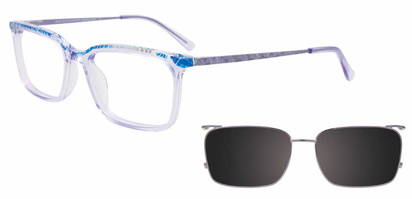 Visit Eyeglasses EasyClip EC635 with Magnetic Clip On Lens Image 1