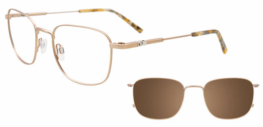 Visit Eyeglasses EasyClip EC636 with Magnetic Clip On Lens Image 1