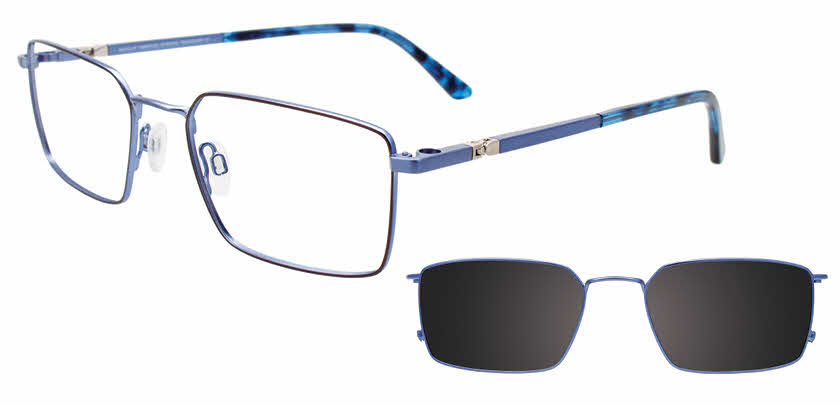 エクエル EasyClip EC645 With Magnetic Clip-On Lens Eyeglasses