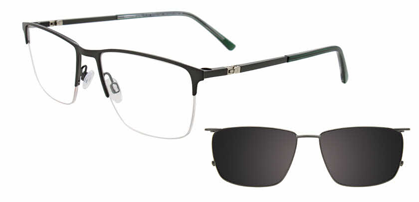 EasyClip EC712 With Magnetic Clip-On Lens Eyeglasses