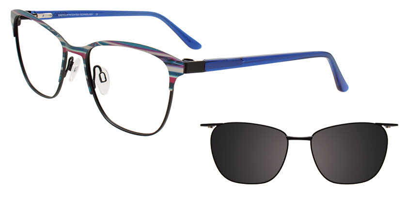 EasyClip EC732 with Magnetic Clip On Lens Eyeglasses