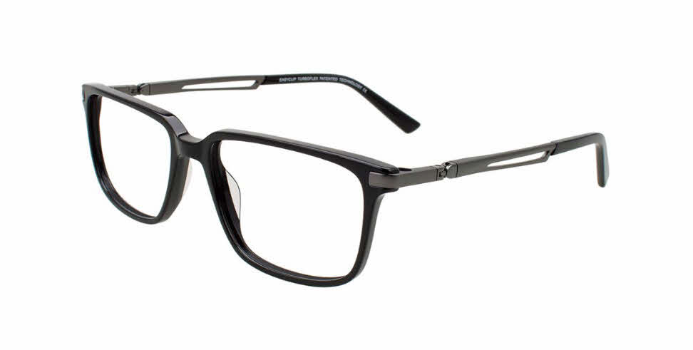 Visit Eyeglasses EasyClip EC741 with Magnetic Clip On Lens Image 1