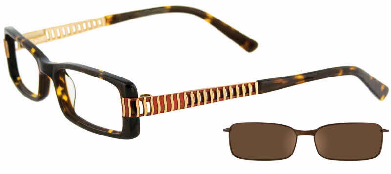 Visit Eyeglasses EasyClip EC185 With Magnetic Clip-On Lens Image 1