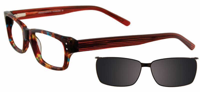 Visit Eyeglasses EasyClip EC235 With Magnetic Clip-On Lens Image 1