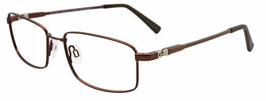 Easytwist ET972 No Clip-On Lens Men's Eyeglasses In Brown