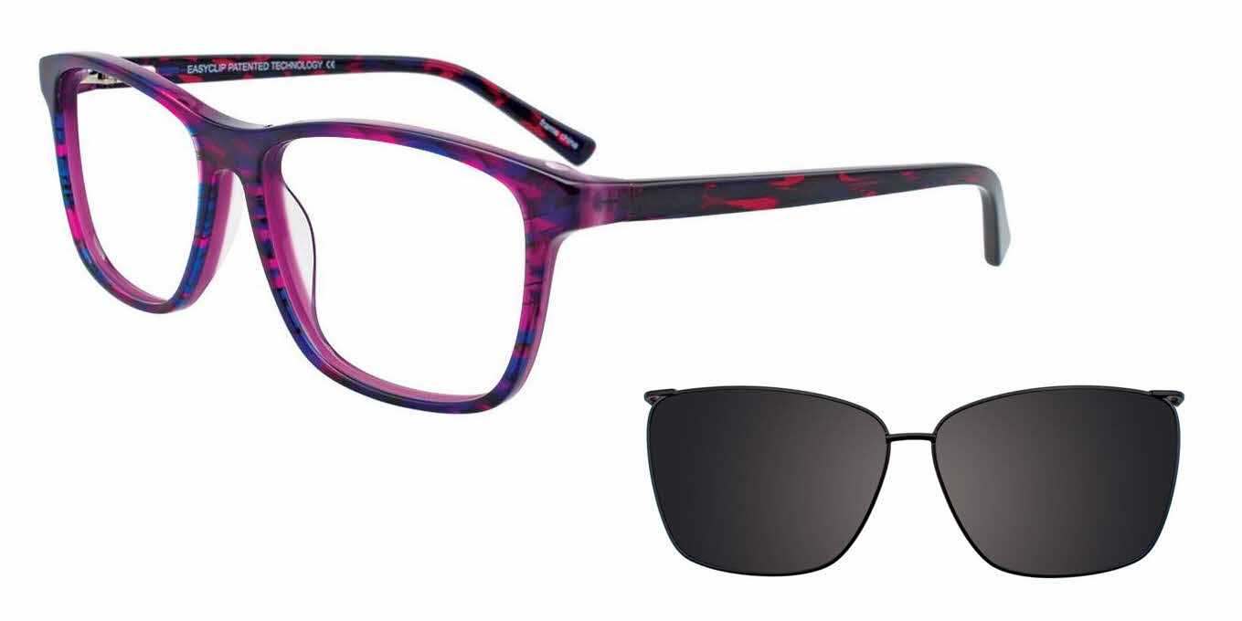 EasyClip EC397 With ClipOn Lens Eyeglasses