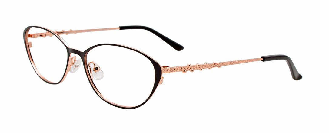 EasyClip EC540 With Magnetic Clip-On Lens Women's Eyeglasses In Black