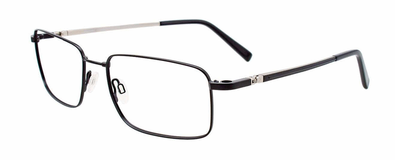 Easytwist N Clip CT265 With Magnetic Clip-On Lens Men's Eyeglasses In Black