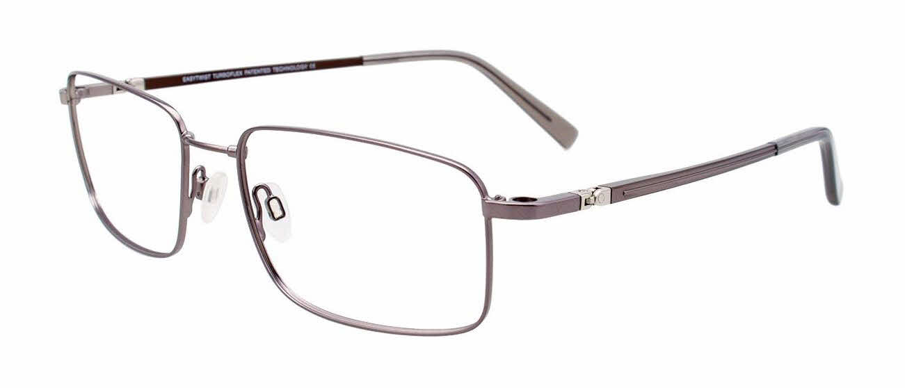 Easytwist N Clip CT265 With Magnetic Clip-On Lens Men's Eyeglasses In Grey