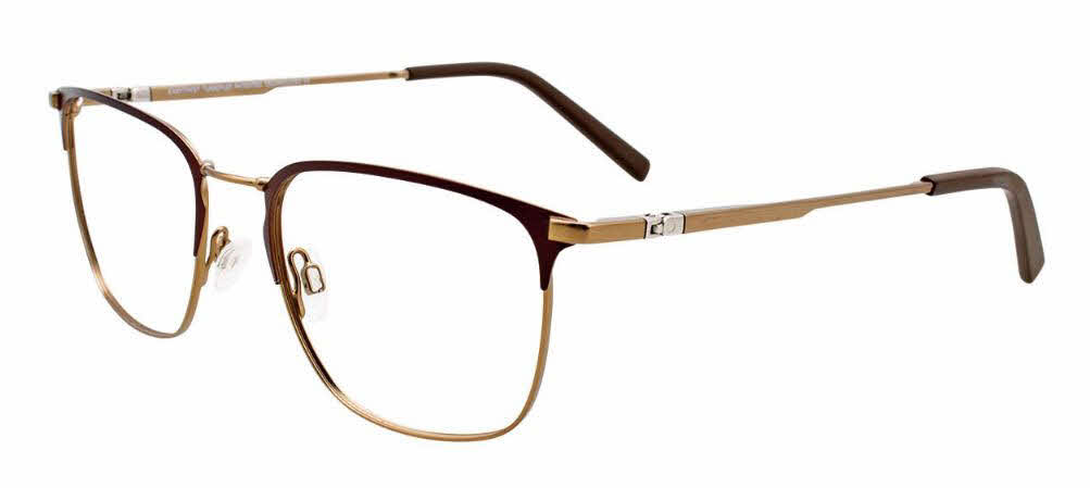 Easytwist ET995 No Clip-On Lens Men's Eyeglasses in Brown