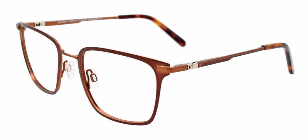 Easytwist ET997 No Clip-On Lens Men's Eyeglasses in Brown