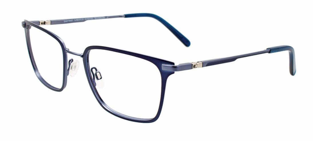 Easytwist ET997 No Clip-On Lens Men's Eyeglasses In Blue