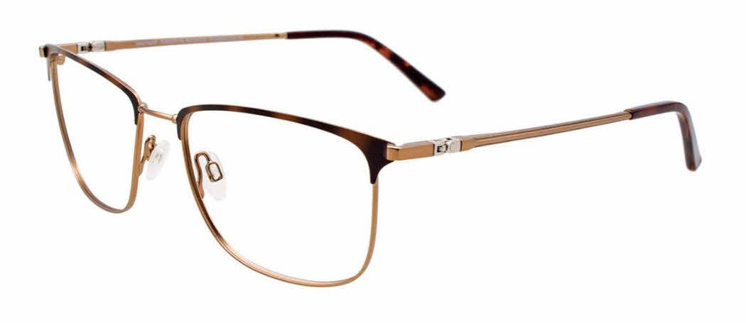 Easytwist ET998 No Clip-On Lens Men's Eyeglasses In Brown