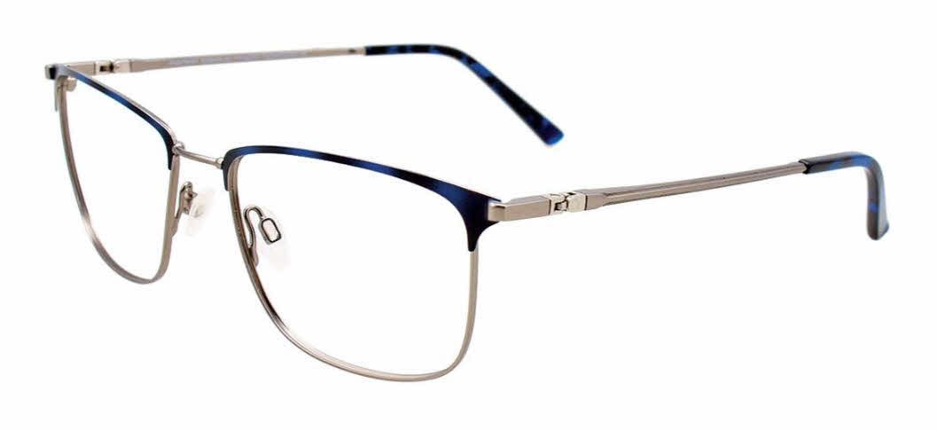 Easytwist ET998 No Clip-On Lens Men's Eyeglasses In Blue