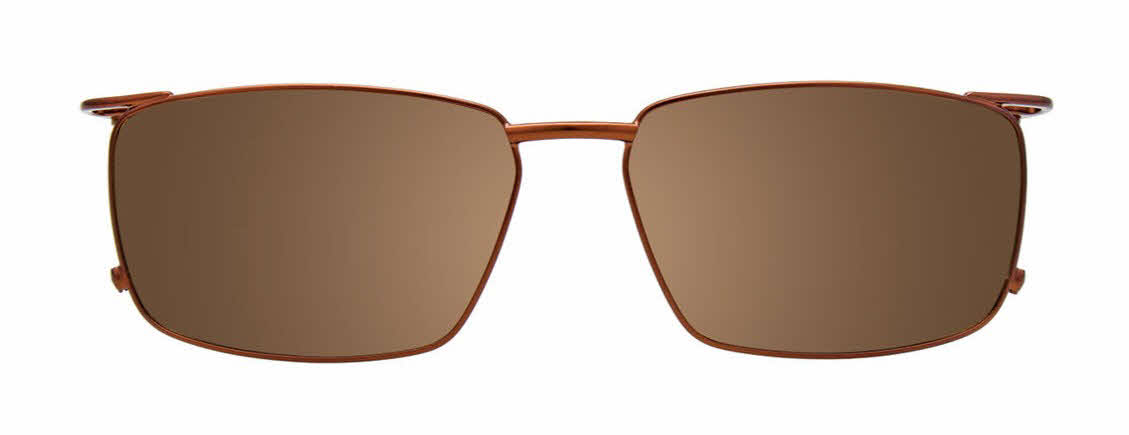 Easytwist N Clip CT270 With Magnetic Clip-On Lens Men's Eyeglasses in Brown
