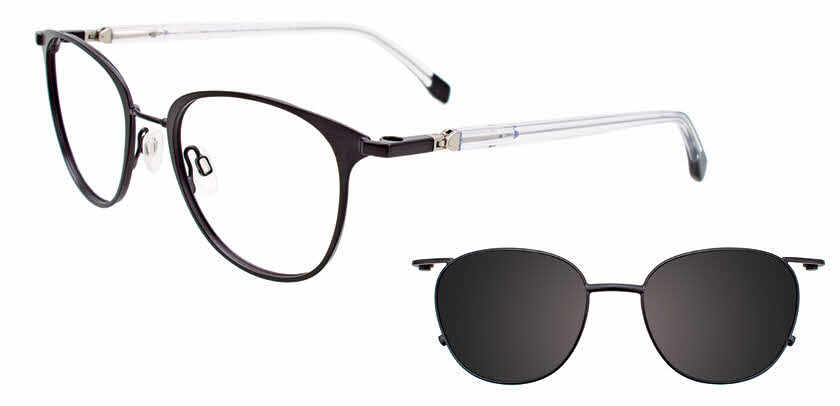 Visit Eyeglasses Easytwist N Clip CT266 With Magnetic Clip-On Lens Image 1