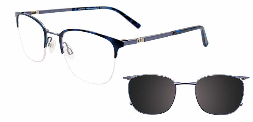 Visit Eyeglasses Easytwist N Clip CT268 With Magnetic Clip-On Lens Image 1