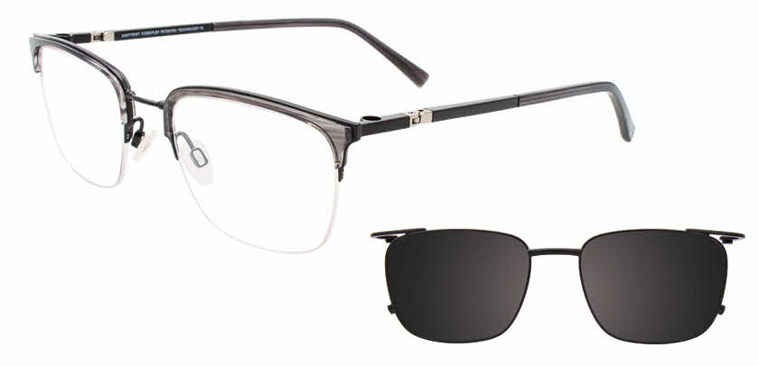 Visit Eyeglasses Easytwist N Clip CT276 With Magnetic Clip-On Lens Image 1