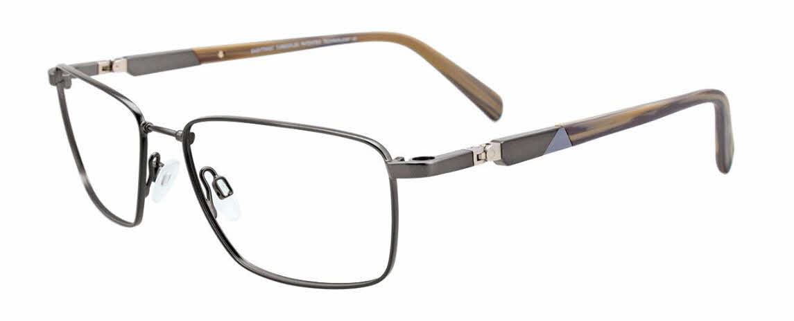 Easytwist N Clip CT258 With Magnetic Clip-On Lens Men's Eyeglasses In Grey