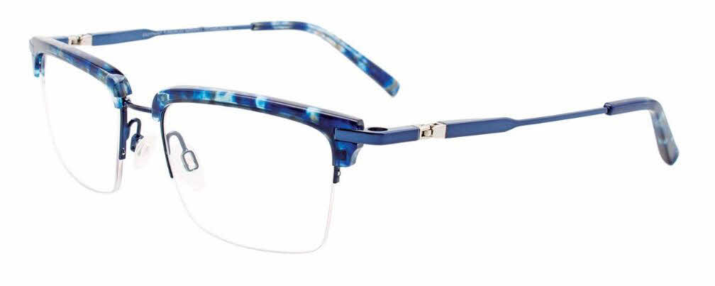 Easytwist N Clip CT260 With Magnetic Clip-On Lens Men's Eyeglasses In Blue