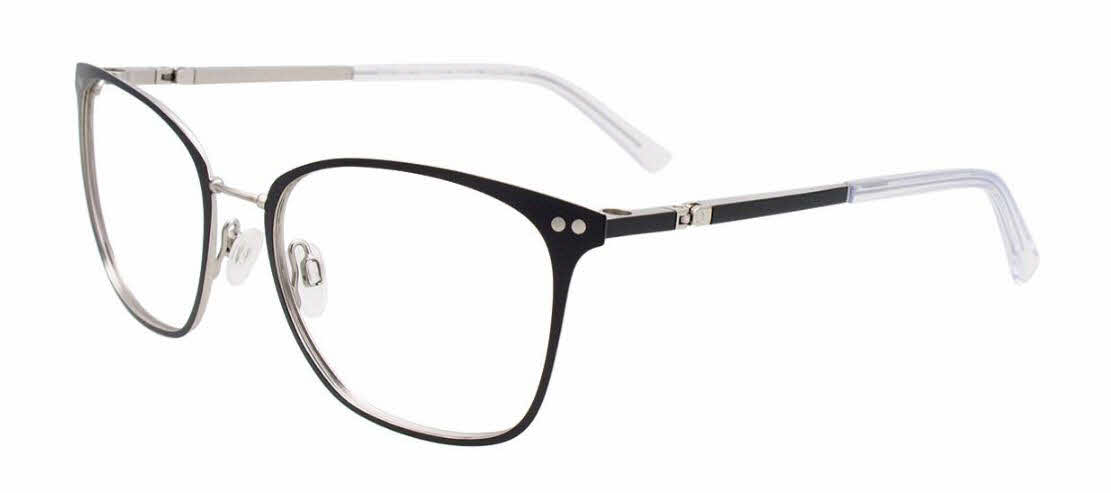 Easytwist N Clip CT267 With Magnetic Clip-On Lens Men's Eyeglasses In Black