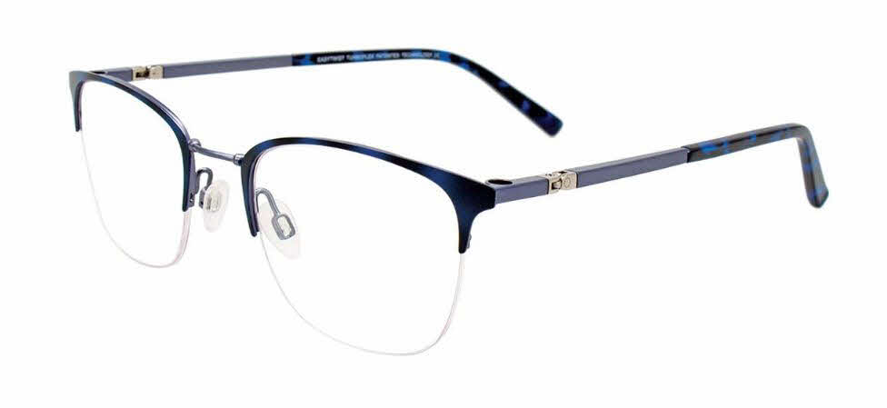 Easytwist N Clip CT268 With Magnetic Clip-On Lens Men's Eyeglasses In Blue