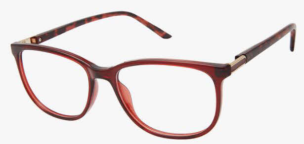 Elle EL 13552 Womens Eyeglasses in Red 112$