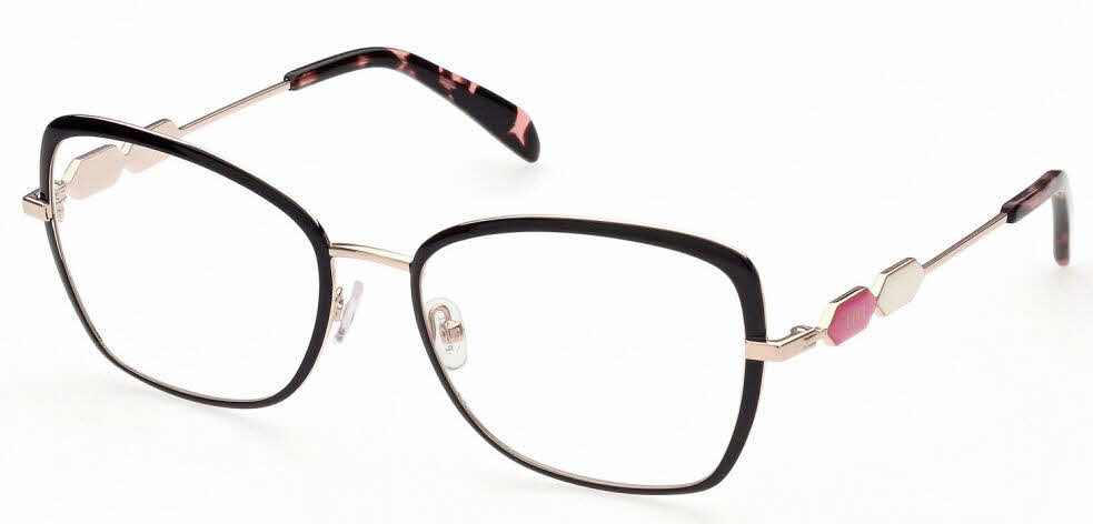 Emilio Pucci EP5186 Women's Eyeglasses In Black
