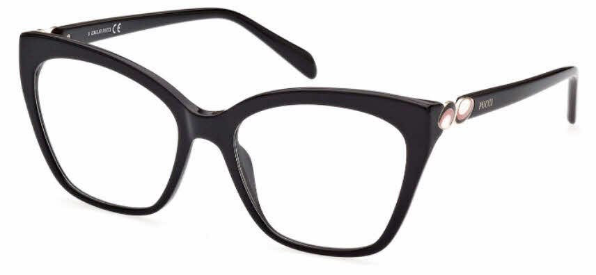 Emilio Pucci EP5195 Women's Eyeglasses In Black