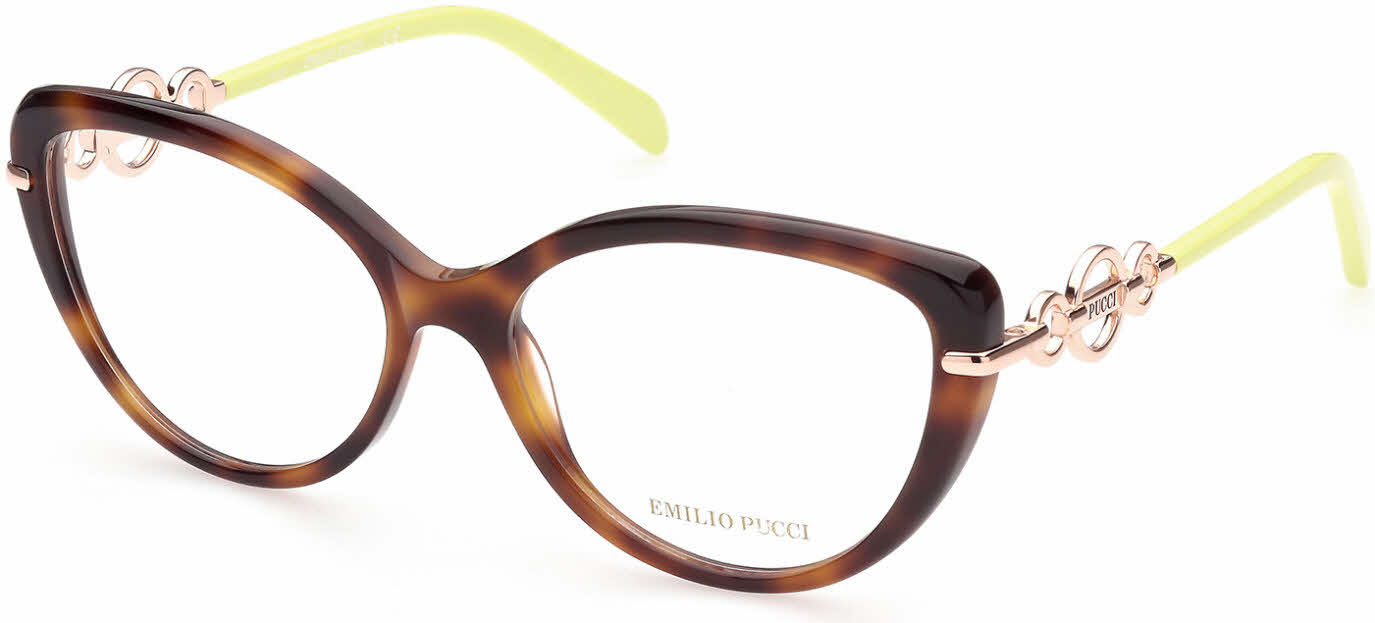 Emilio Pucci EP5162 Women's Eyeglasses In Tortoise