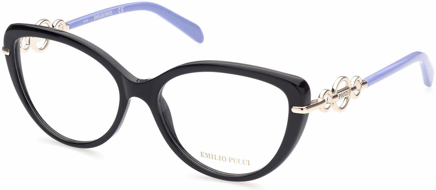 Emilio Pucci EP5162 Women's Eyeglasses In Black
