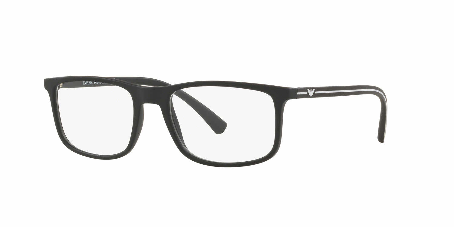Emporio Armani EA3135F - Alternate Fit Mens Eyeglasses in Black 147$