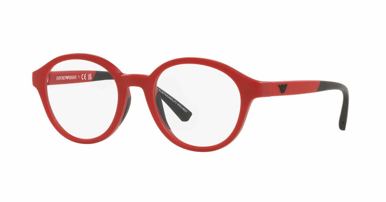 Emporio Armani Kids EK3202 Eyeglasses, In Matte-Red