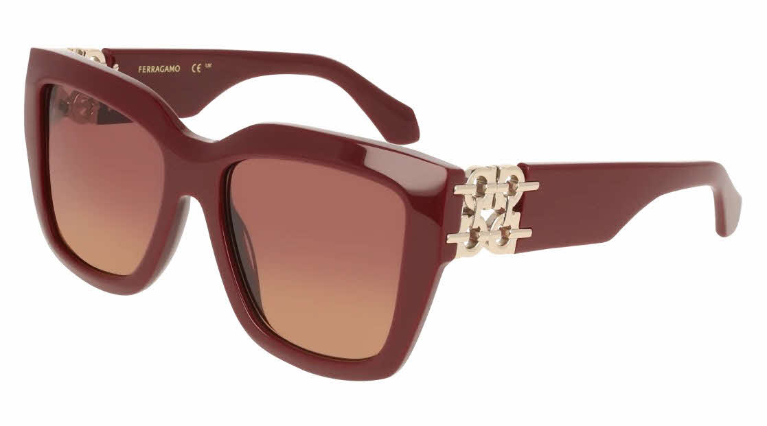 NWT Salvatore Ferragamo SF2083SE-001-5518 Sunglasses Ferragamo SF2083SE 1 - Black Sunglasses | LookerOnline main image 3