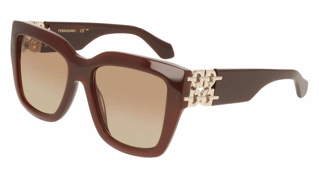 Salvatore Ferragamo サングラス ブラウン Ferragamo-sun-SF2083SE-Dark-