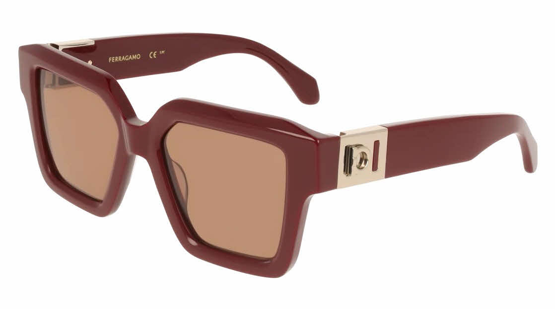 【Air】Salvatore Ferragamo サンダル ブラウン Salvatore Ferragamo SF2084S Sunglasses | FramesDirect.com