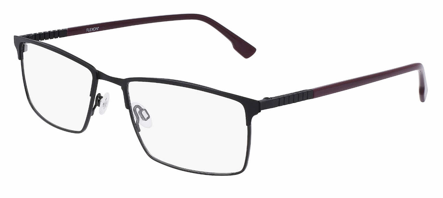 Flexon E1129 Men's Eyeglasses, In Matte Black