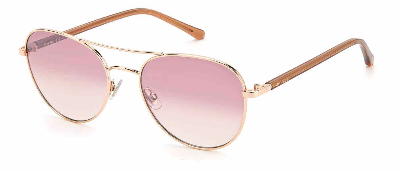 Fossil Fos 3123/G/S Women's Sunglasses, In Red Gold / Pink Flash