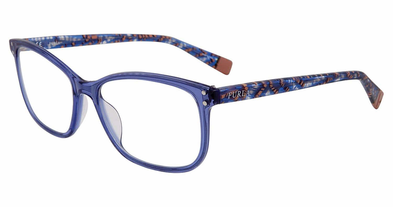 Furla VFU198 Women's Eyeglasses in Blue