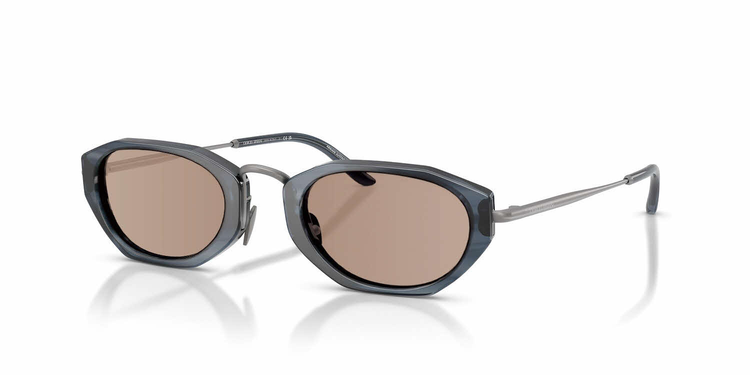Giorgio Armani AR8242 Striped Smoke (630380) Prescription Sunglasses - Image 1